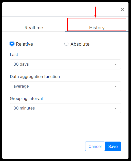 Dashboards app