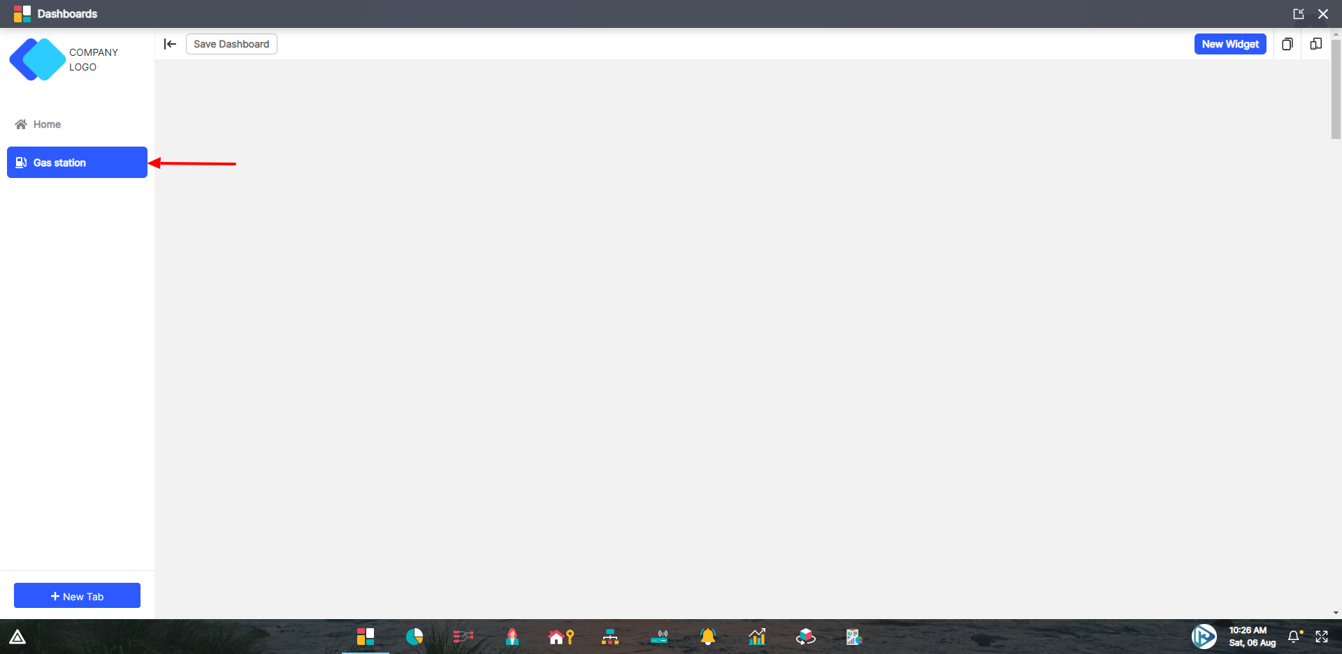 Dashboards app