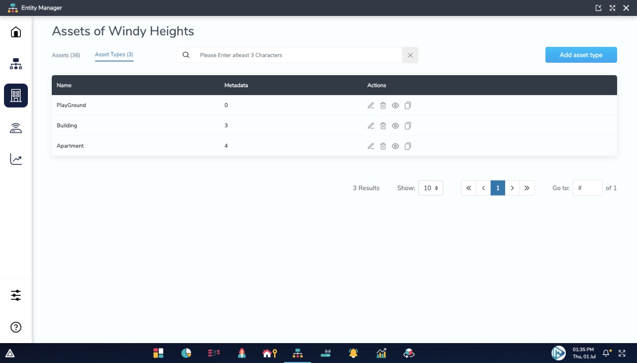Entity Manager app