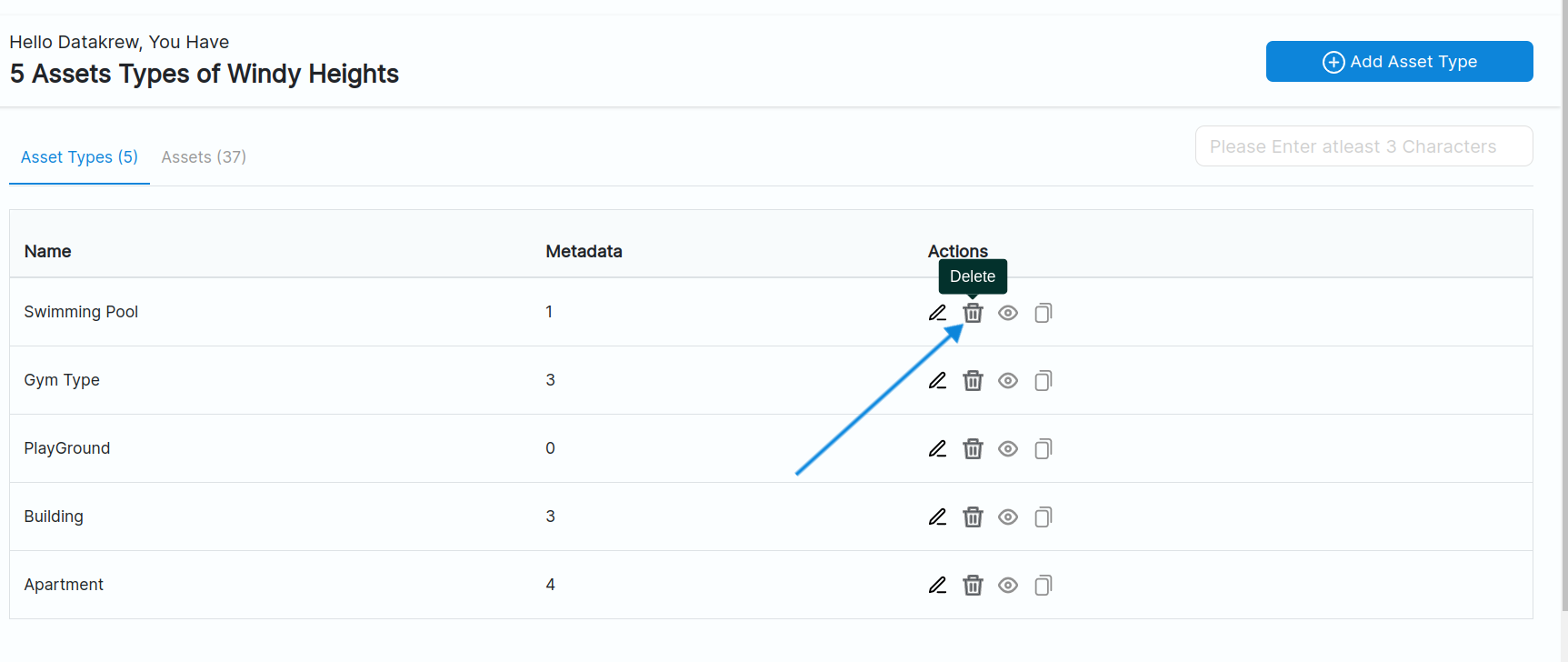 Entity Manager app