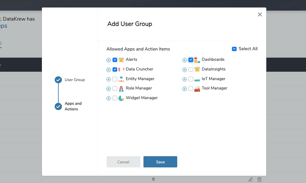 Role Manager app