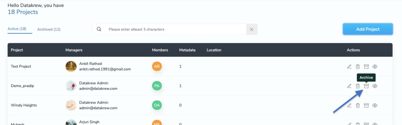 Role Manager app