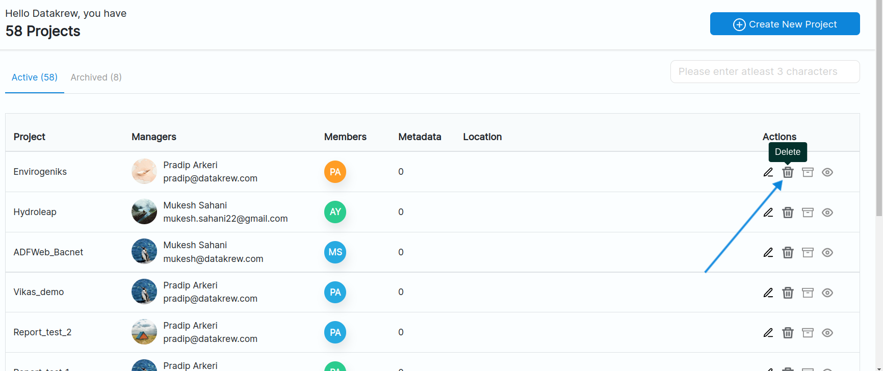 Role Manager app