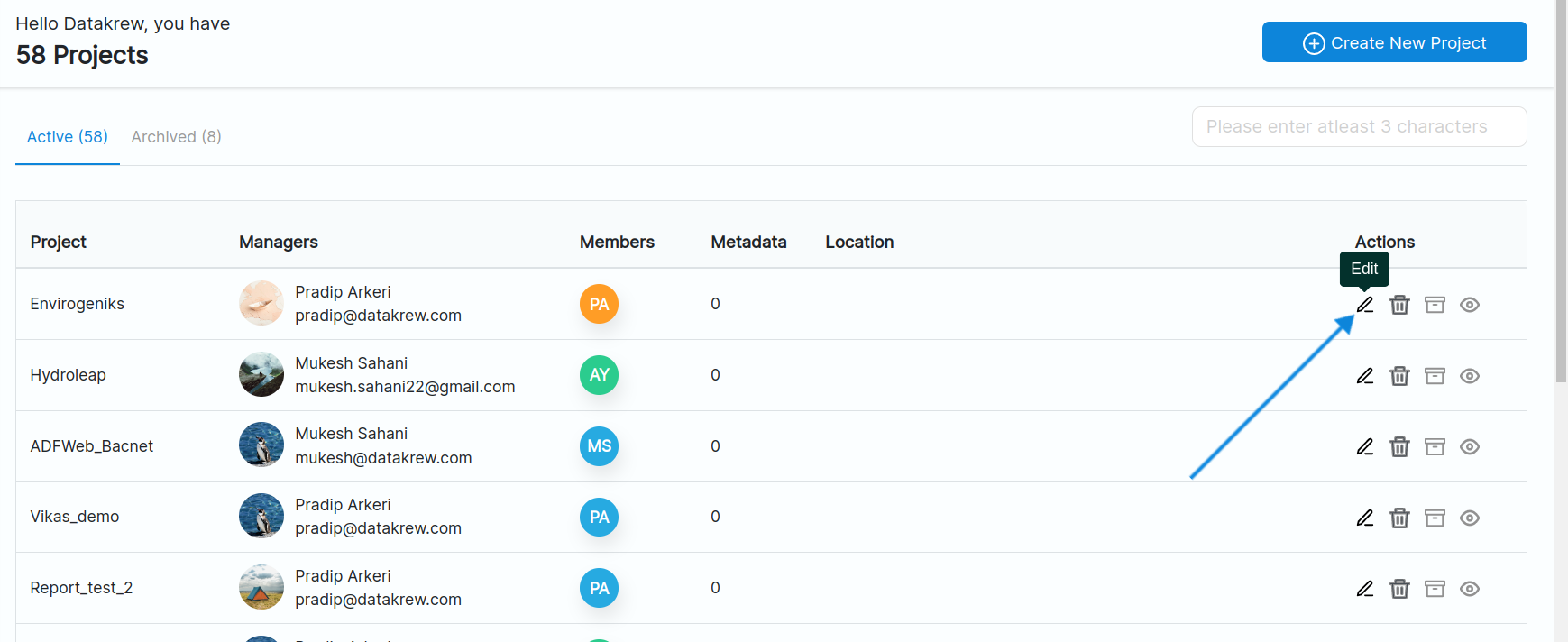 Role Manager app