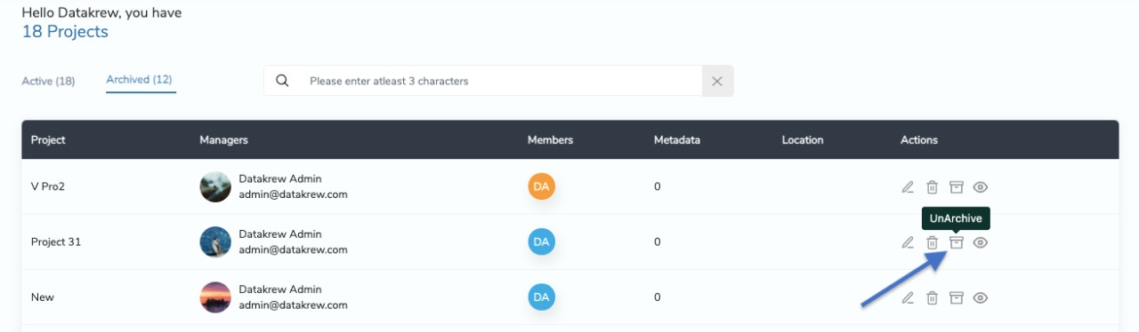 Role Manager app